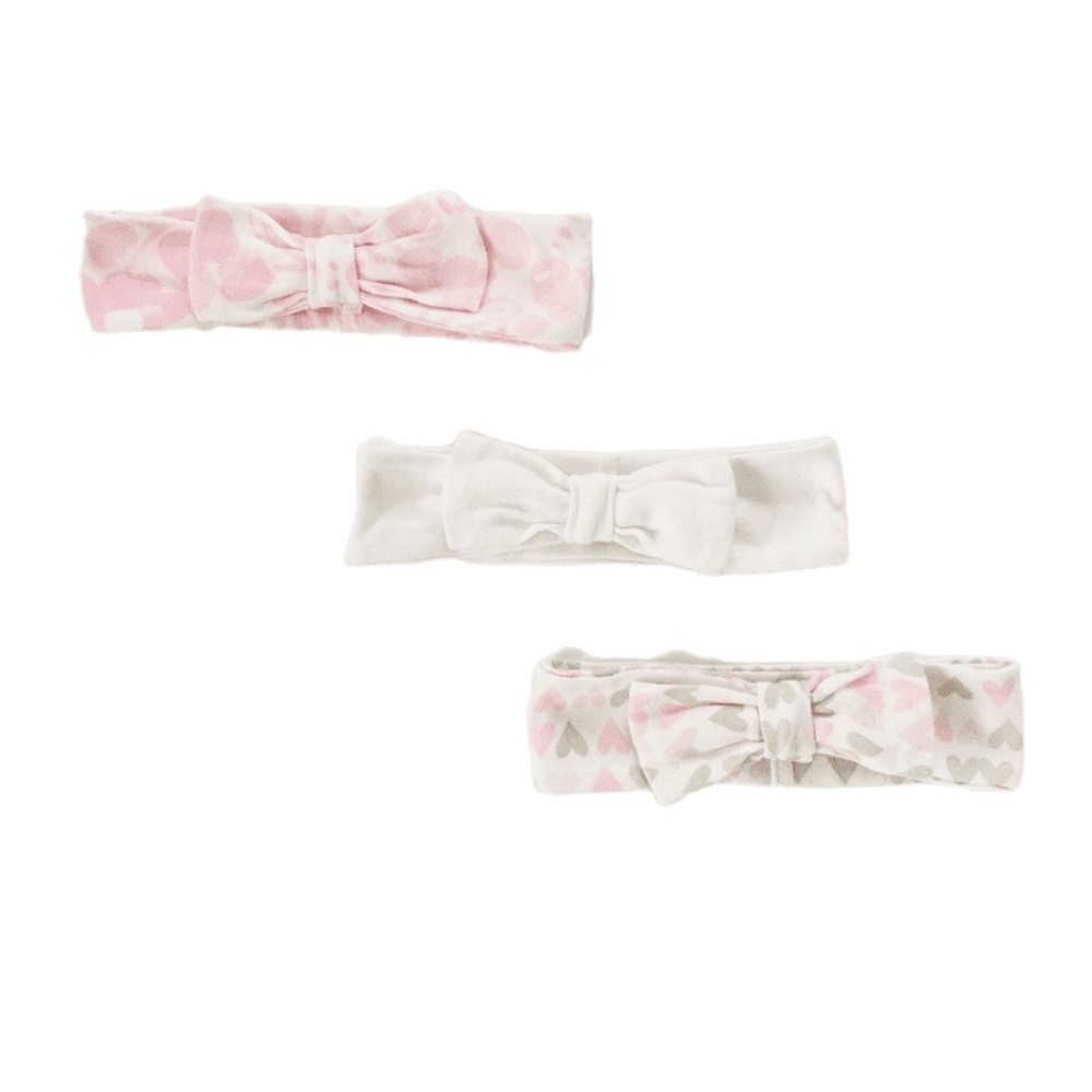 Hearts and Floral Baby Headbands